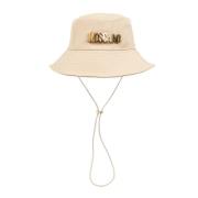 Moschino Hinkhatt med logotyp Beige, Unisex