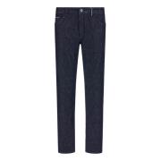 Boggi Milano Selvedge Bomull Denim Jeans Blue, Herr