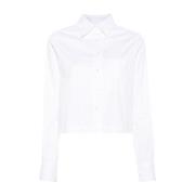 Closed Vit Poplin Button-Up Skjorta White, Dam