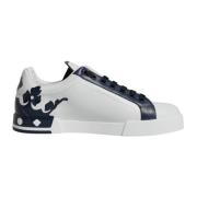 Dolce & Gabbana Milano Sneakers med Crown Detaljer White, Herr