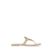 Tory Burch Mysiga inomhustofflor för kvinnor Beige, Dam