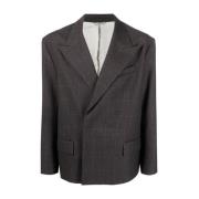 Acne Studios Elegant Suit Jacket Gray, Herr