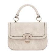 Guess Orlina Society Satchel Väska Taupe Brown, Dam