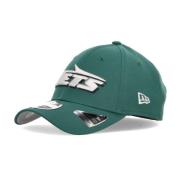 New Era NFL Draft Curvy Visor Hat Jets Green, Unisex