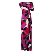 Diane Von Furstenberg Eliana Maxi Klänning Multicolor, Dam