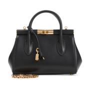 Dolce & Gabbana Svart Handväska Ss25 Elegant Mode Tillbehör Black, Dam