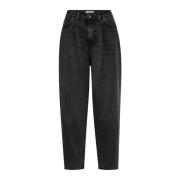 Co'Couture Svarta Veck Jeans 31430 Black, Dam