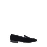 Church's Svart Loafer Skor Elegant Krona Broderi Black, Herr