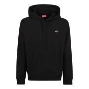 Diesel Svart Sweatshirt Höj Garderob Stil Black, Herr