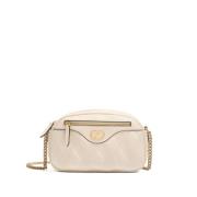 Valentino Garavani Quiltie Beige Axelväska Beige, Dam