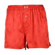 Laneus Viskos Shorts Red, Dam