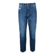 Diesel Bomull Elastan Jeans Blue, Dam