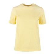 Diesel Bomull T-shirt Yellow, Dam