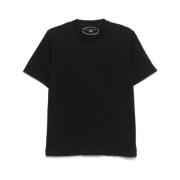 Fedeli Svart Rund Hals Kortärmad T-shirt Black, Herr