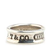 Tiffany & Co. Pre-owned Pre-owned Silver ringar Gray, Dam