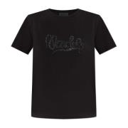 Moncler T-shirt med logotyp Black, Dam