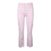 Paige Klassiska Denim Jeans Pink, Dam