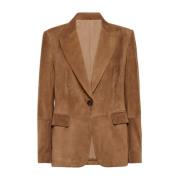 Brunello Cucinelli Stiliga Jackor Kollektion Brown, Dam