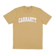 Carhartt Wip University Tee Bourbon/Vit Kortärmad T-shirt Brown, Herr