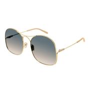 Chloé Aviator solglasögon med elegant design Yellow, Unisex