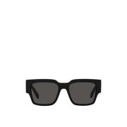 Dolce & Gabbana Geometrisk Design Solglasögon - Svart Black, Unisex