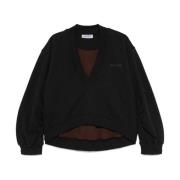 The Attico Stiliga Sweaters Kollektion Black, Dam