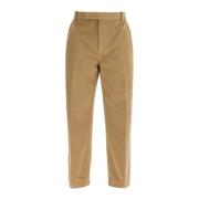 Thom Browne Chino Byxor med Trefärgat Band Beige, Herr