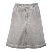 Dolce & Gabbana Bomull Bermuda Shorts Gray, Herr