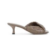 Bottega Veneta Blink Mules Pinecone Stil Skor Brown, Dam