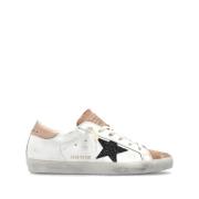 Golden Goose Distressed Vita Sneakers Panel Design White, Dam