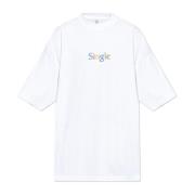 Vetements Oversized T-shirt White, Herr