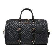 Carlo Colucci Quiltad Weekender Väska Black, Unisex