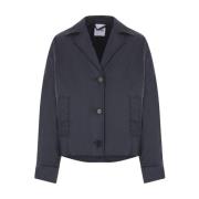 Aspesi Navy Blue Nylon Thermore® Jacket Blue, Dam