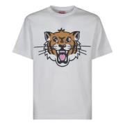 Kenzo Beige T-shirts och Polos White, Herr