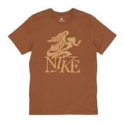 Nike Brittisk Tan Choke T-shirt för män Brown, Herr