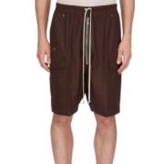 Rick Owens Stiliga Svarta Shorts Brown, Herr