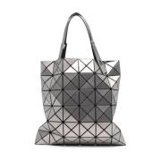 Issey Miyake Silver Metallic Tote Gray, Dam