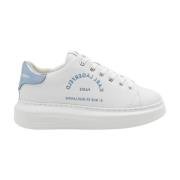 Karl Lagerfeld Sneakers kapri kl62539f vit text lthr White, Dam