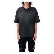 Amiri Svart Bomull MA Hollywood T-shirt Black, Herr