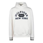 Tommy Hilfiger Bomullsblandning Sweatshirt White, Herr