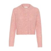 Part Two Peaches N' Cream Melange Cardigan Pink, Dam