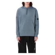 C.P. Company Stormigt väder Diagonal Raised Fleece Hoodie Blue, Herr