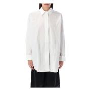 Remain Birger Christensen Vit Oversize Pintuck Skjorta White, Dam