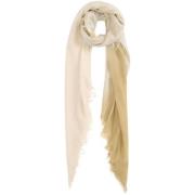 Fabiana Filippi Beige Gradient Effekt Frans Kant Sjal Multicolor, Dam