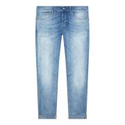 Dondup Ljus Denim Byxor Blue, Herr