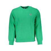 North Sails Borstad Bomullssweatshirt med Applique-logotyp Green, Herr