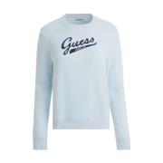 Guess Crewneck Sweatshirt Blue, Dam