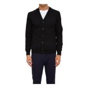 Paolo Pecora Svart Cardigan Tröja Black, Herr