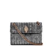 Kurt Geiger Svart Crystal Kensington Axelväska Black, Dam