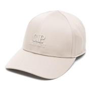 C.p. Company Vintage Khaki Baseball Cap Beige, Herr